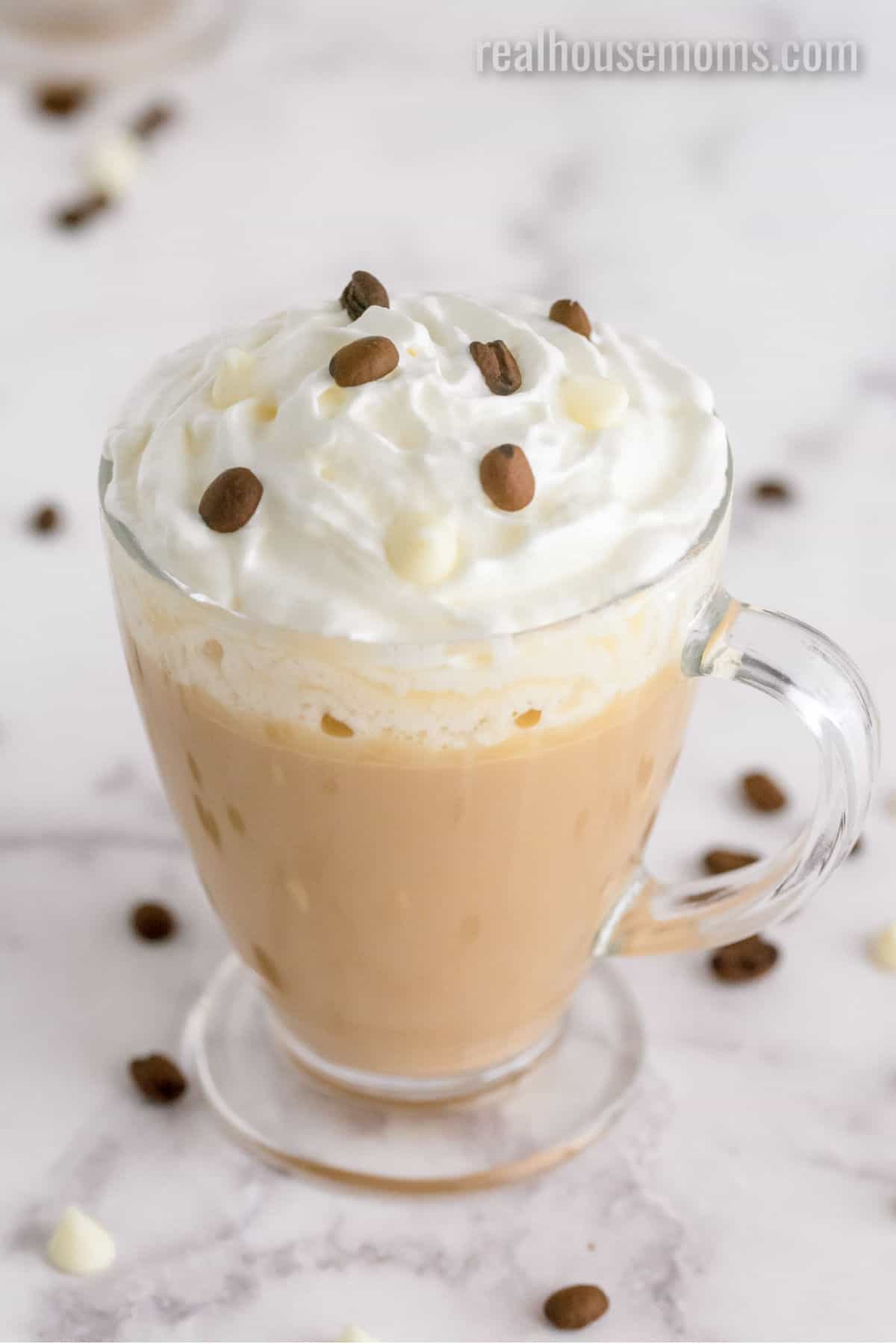 Copycat Starbucks White Chocolate Mocha Latte ⋆ Real Housemoms