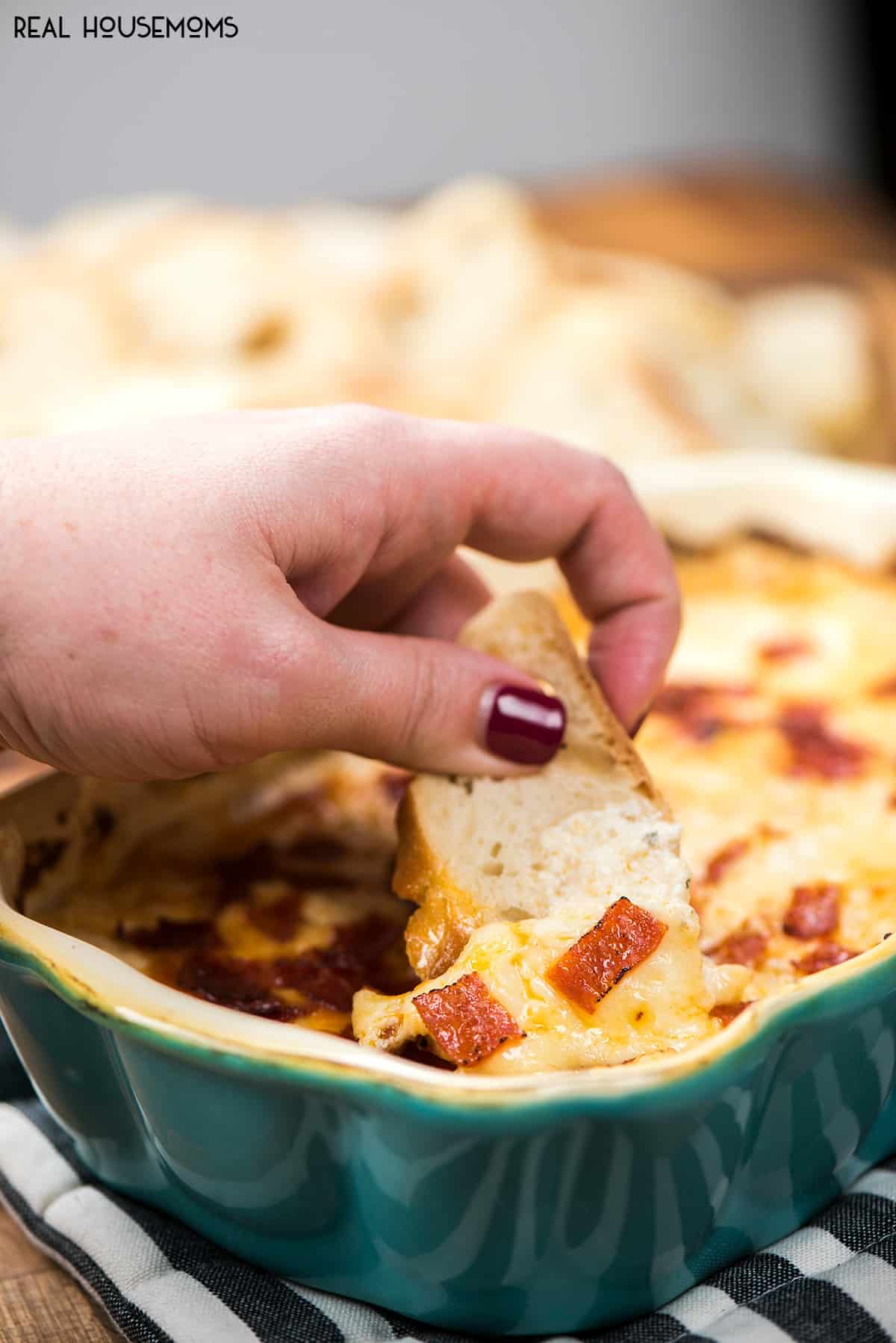 Easy White Pizza Dip Recipe With Video ⋆ Real Housemoms