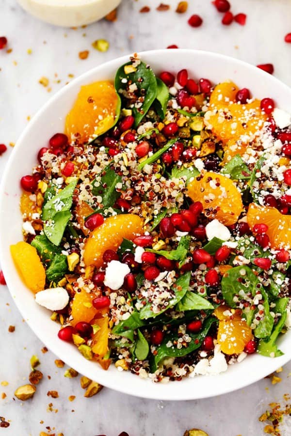 Winter Pomegranate Orange Quinoa Salad - The Recipe Critic
