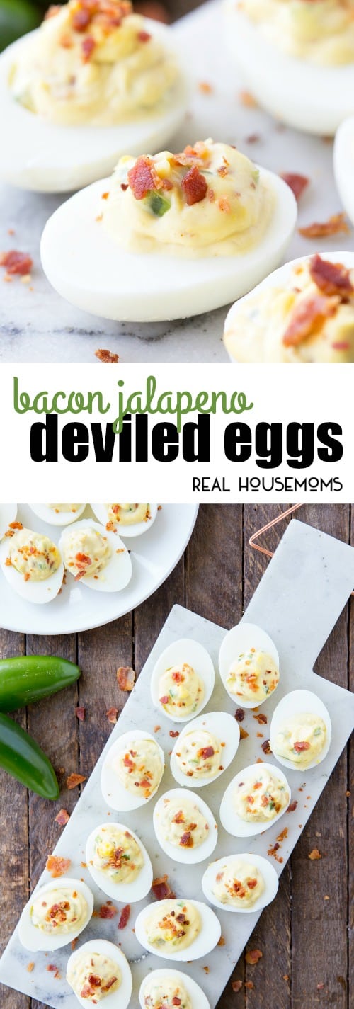 Bacon Jalapeno Deviled Eggs Recipe With Video ⋆ Real Housemoms 0350