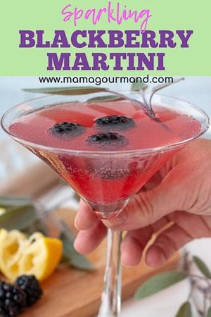 blackberry martini pinterest graphic
