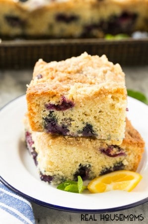 Blueberry Lemon Coffee Cake ⋆ Real Housemoms