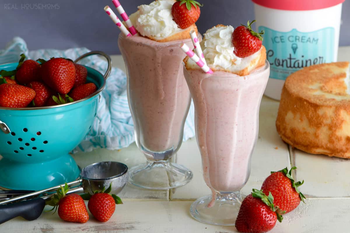 Strawberry Shortcake Milkshake With Vanilla Swirl & Cherry Soy Wax Candle 
