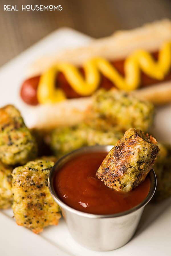 Since broccoli and cheese are one of life's great pairings, combine them into one low carb appetizer like these tasty Broccoli Tots!