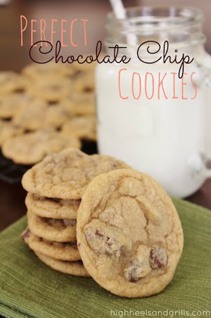 Perfect Chocolate Chip Cookies - High Heels and Grills