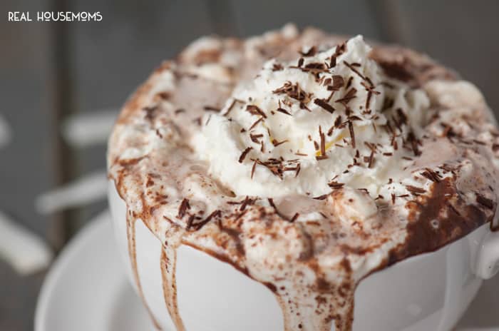 Rich and decadent Coconut Rum Hot Cocoa 