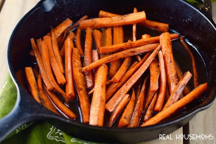 These EASY BALSAMIC GLAZED CARROTS are easy enough for a weeknight meal, but delicious enough to entertain with!
