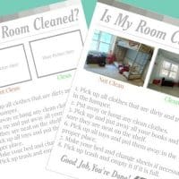 If you're wondering HOW TO GET KIDS TO CLEAN THEIR ROOM the proper way, download this visual checklist to help your children learn to get it right the first time!