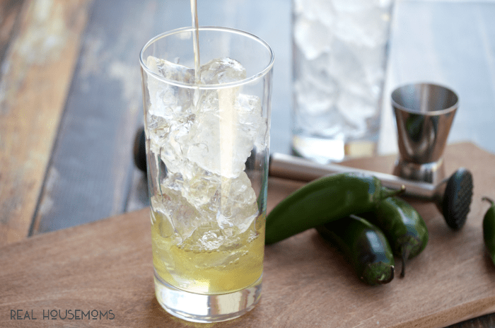 This slightly spicy JALAPEÑO LYNCHBURG LEMONADE is a balanced combo of sweet and sour. Perfect for sipping on the patio or by the pool!