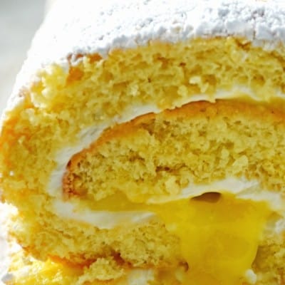 Life giving you lemons?! Celebrate with a bright, tangy lemon dessert! Sweet, tart, and delicious, my LEMON CAKE ROLL is the perfect way to end a spring or summer meal!