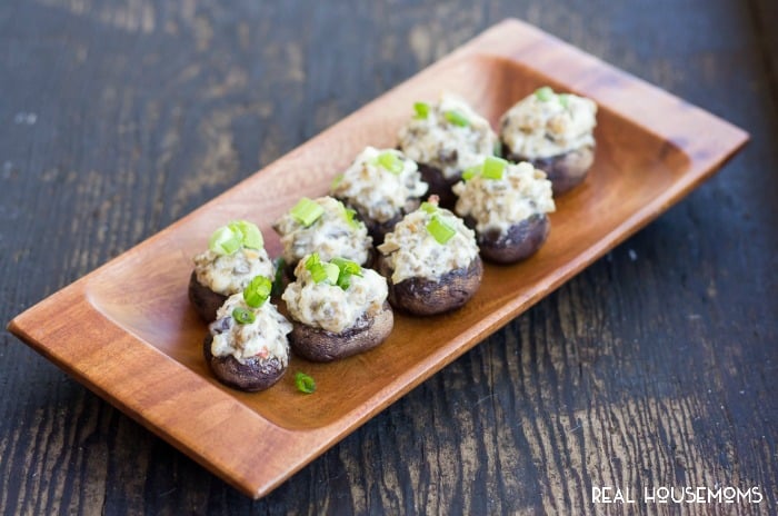 The creamy mushroom and Italian sausage filling in these mushroom sausage bites is sure to delight the taste buds of all who eat them!