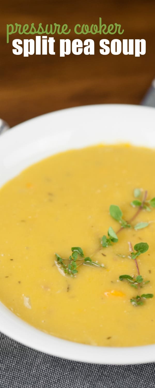 Pressure Cooker Split Pea Soup ⋆ Real Housemoms