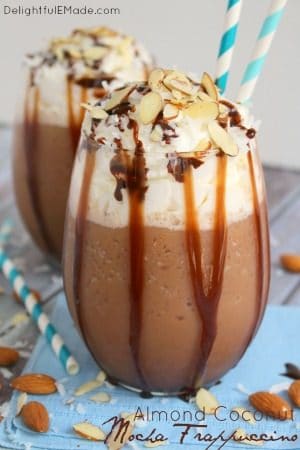 Almond Coconut Mocha Frappuccino by Delightful E Made