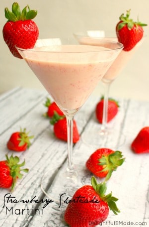 Strawberry Shortcake Martini by Delightful E Made