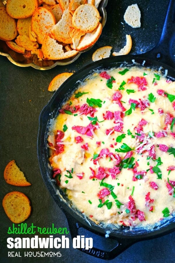 Skillet Reuben Sandwich Dip ⋆ Real Housemoms