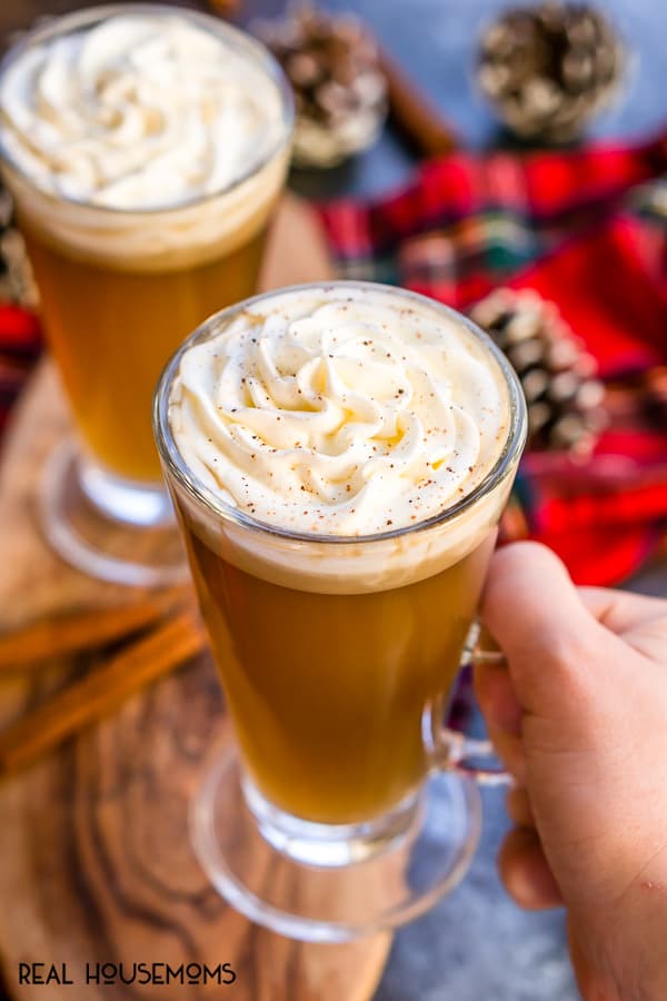 This Hot Buttered Rum is a classic holiday drink you can mix in a slow cooker in minutes and let it simmer all day long!