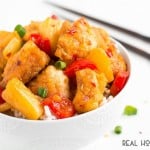 No need to order take-out with this scrumptious sweet and spicy SLOW COOKER THAI SWEET CHILI CHICKEN! It's got the classic Chinese food breading but without all the grease of frying!