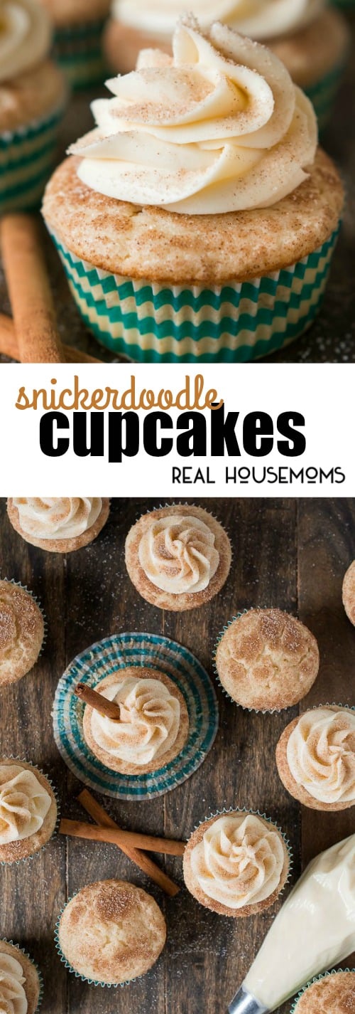 Snickerdoodle Cupcakes with Video ⋆ Real Housemoms