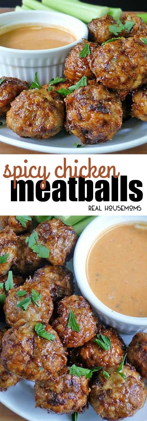 Spicy Chicken Meatballs with Video ⋆ Real Housemoms