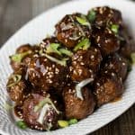 If you're looking for the perfect appetizer or even a tasty dinner option, these crowd-pleasing easy Teriyaki Meatballs cook up in no time!